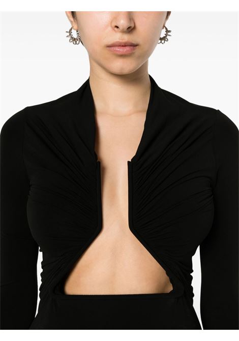 Black prong cut-out top - women RICK OWENS | RP01D2222HBZ09